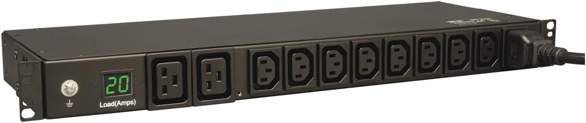Tripp Lite PDUMH20HV PDU Metered 200V - 240V 20A 8 C13; 2 C19 C20 Horizontal 1URM Tripp Lite