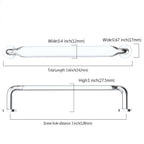 10 Pack 5 inch Polished Chrome Kitchen Cabinet Handles