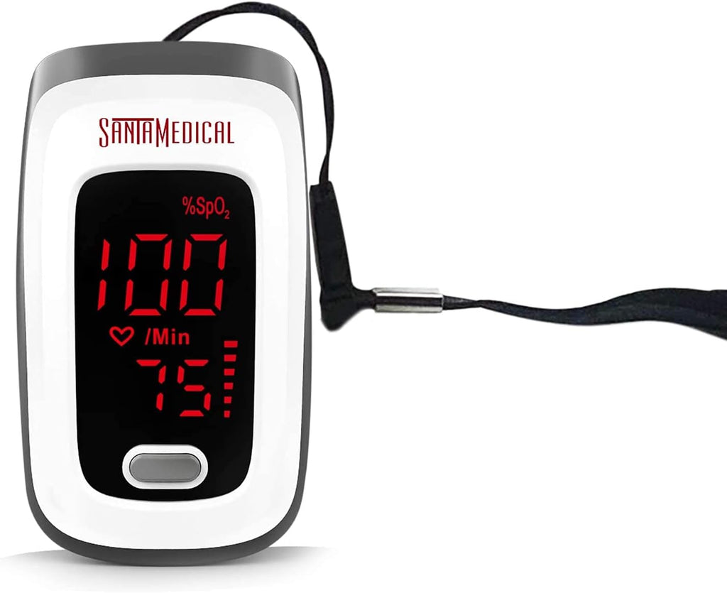 Fingertip Pulse Oximeter, Blood Oxygen Saturation Monitor (SpO2) with Pulse Rate Measurements and Pulse Bar Graph