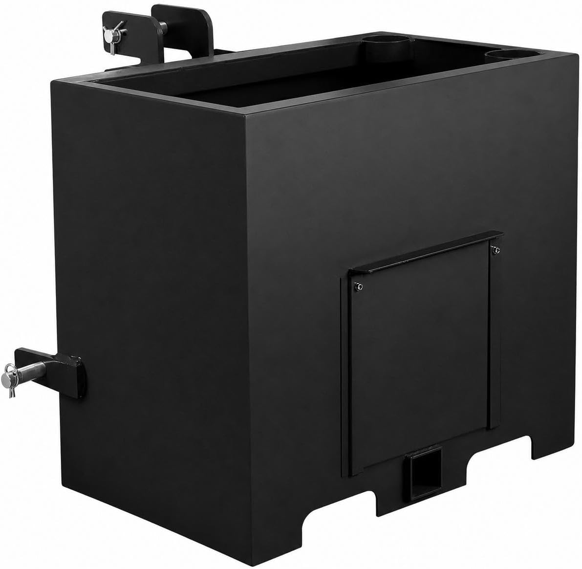 Ballast Box 3 Point Category 1 Tractor, 800 LBS Capacity Ballast with 2 in Hitch Receiver, Fits Category 1 Tractor