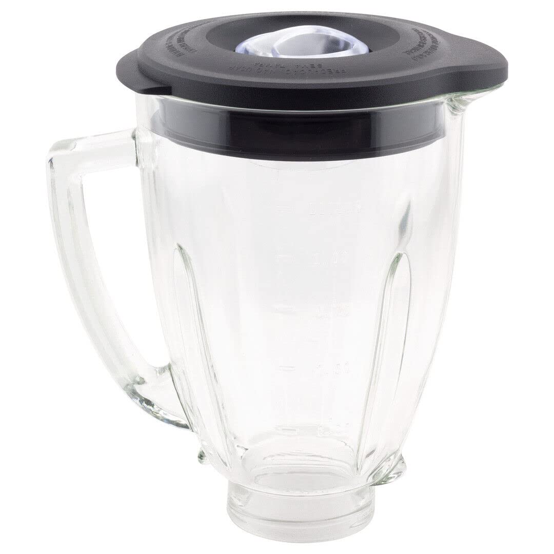 TJPoto 6-Cup Glass Jar #124461 with Lid For Oster
