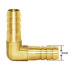 Joywayus 5PCS 1/4" Hose Barb Fitting Brass 90 Degree L Right Angle Elbow