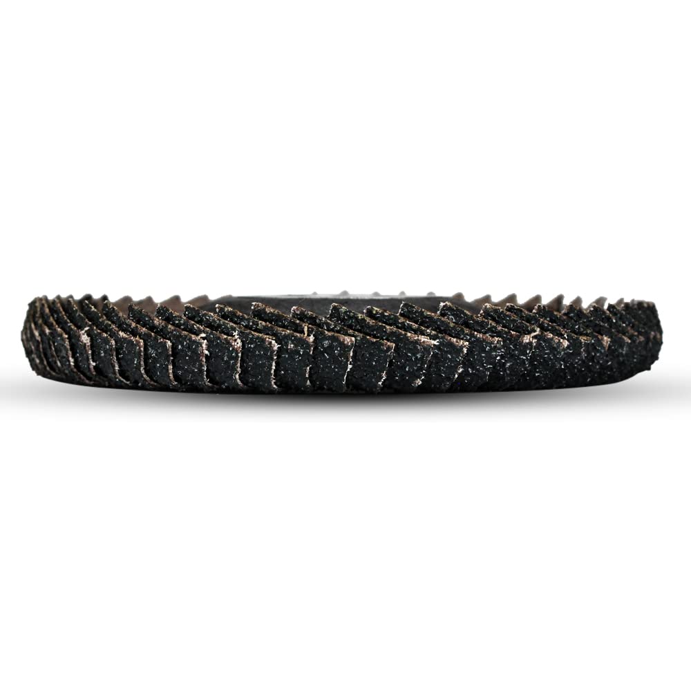 BHA 4-1/2 x 7/8 Fillet Weld Flap Disc, Curved Edge - 80 Grit - 5 Pack