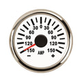 ELING Universal Ammeter Indicator 150A with Current Sensor with Red Backlight for Car Motorcycle Vessels 12V 24V 52mm