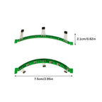 2Pcs Electric Scooter Hall Sensor Board, PCB Hub Motor Hall Effect Sensors
