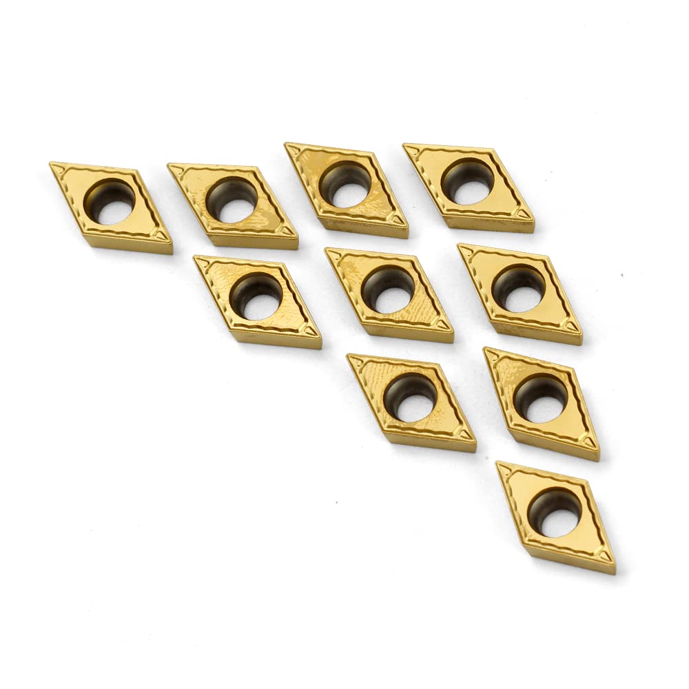 OSCARBIDE Carbide Insert DCMT11T304/DCMT32.51 Turning Inserts 10Pcs