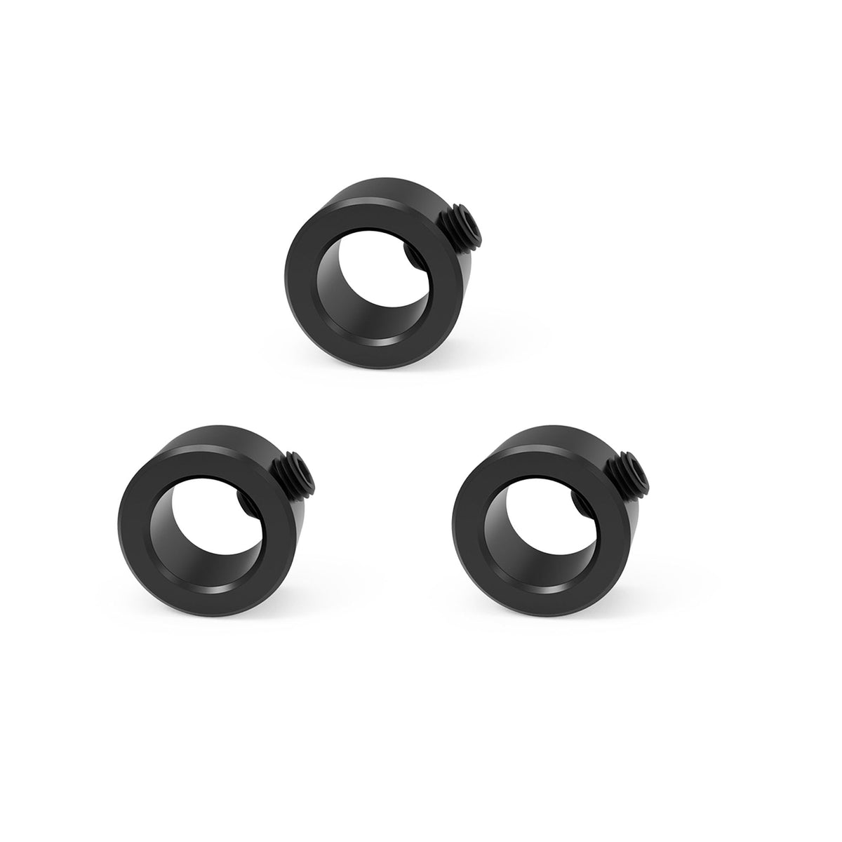 FOCMKEAS 3PCS Drill Stop Bit Collar Set, 5mm, Carbon Steel