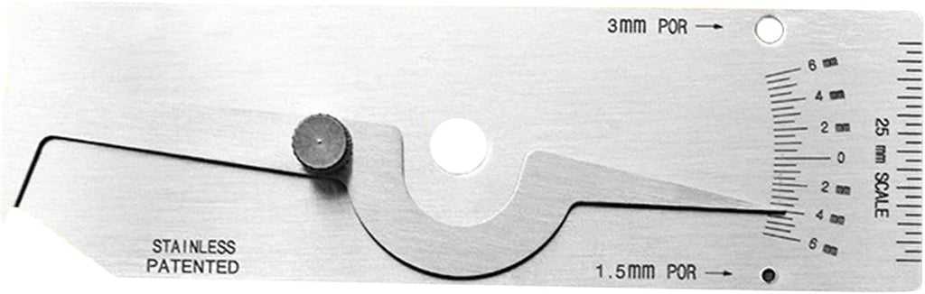 High-Precision Depth Guage Height Gauge Weld-Gage Biting for Router-Table Height Undercut Woodworking