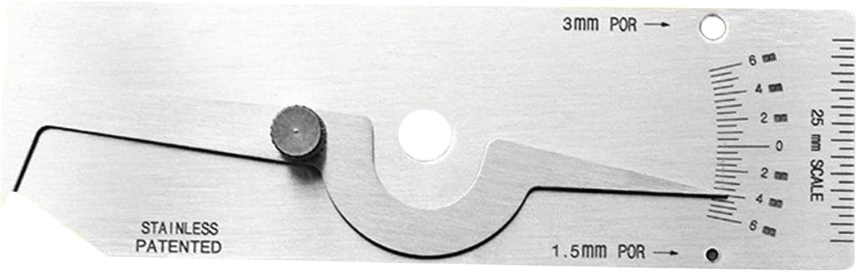 High-Precision Depth Guage Height Gauge Weld-Gage Biting for Router-Table Height Undercut Woodworking
