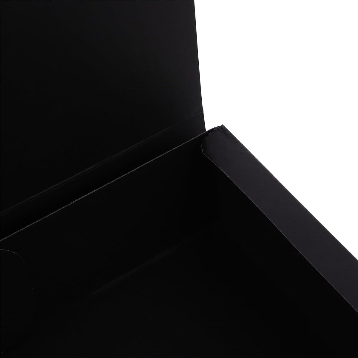 12pcs Kraft Paper Gift Boxes with Lids, Black Decorative Packing Box
