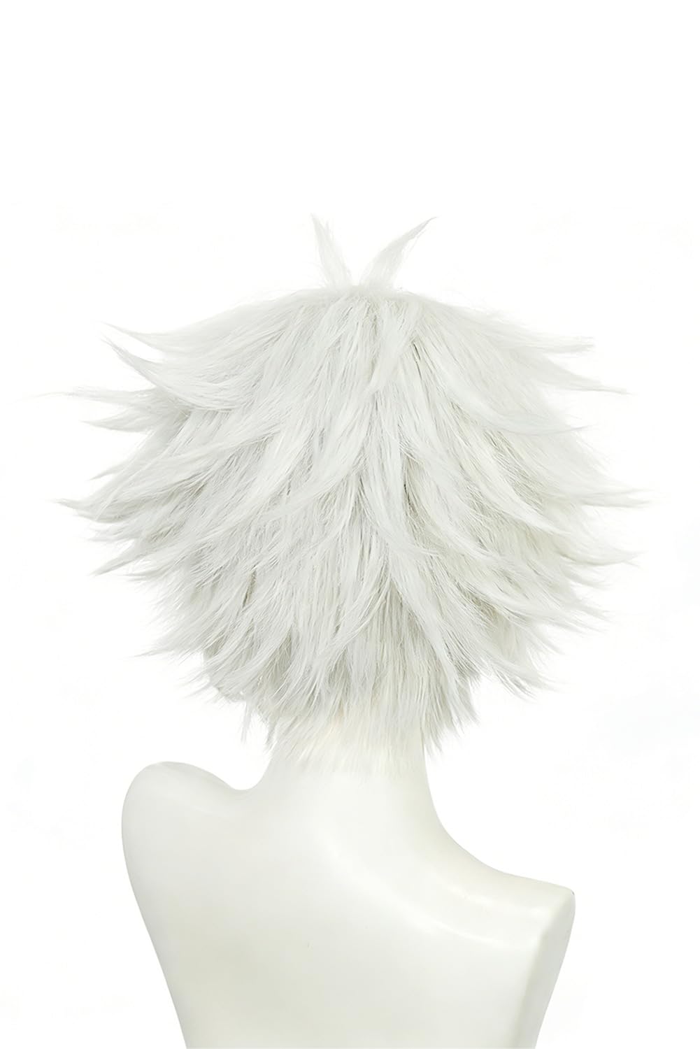 Qifrey Cosplay Wig Glasses Set Adults Witch Hat Atelier Qifrey Costume Accessories Wig Eyewear for Halloween (White)