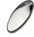8 1/2" Convex Mirror Stainless Steel with Offset Stud Mount | F245670