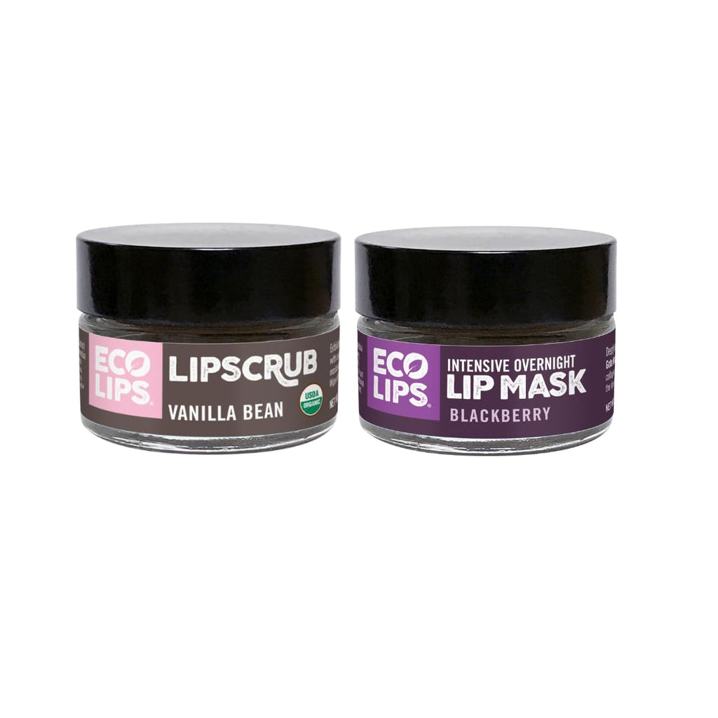 Vanilla Bean Sugar Lip Scrub + Intensive Overnight Lip Mask, 2pk