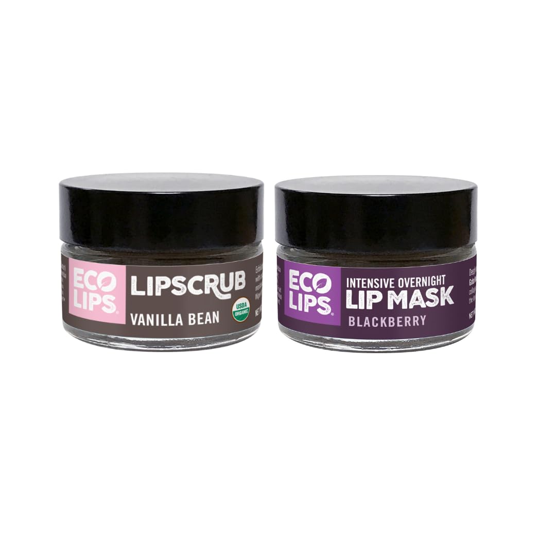 Vanilla Bean Sugar Lip Scrub + Intensive Overnight Lip Mask, 2pk