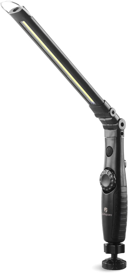Dr. Prepare LED Work Light, 700 Lumens Foldable Rechargeable Work Light, 3200mAh Cordless Portable Magnetic COB LED