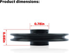 144c56 Idler Pulley for Garage Door Accessorie，2 piece