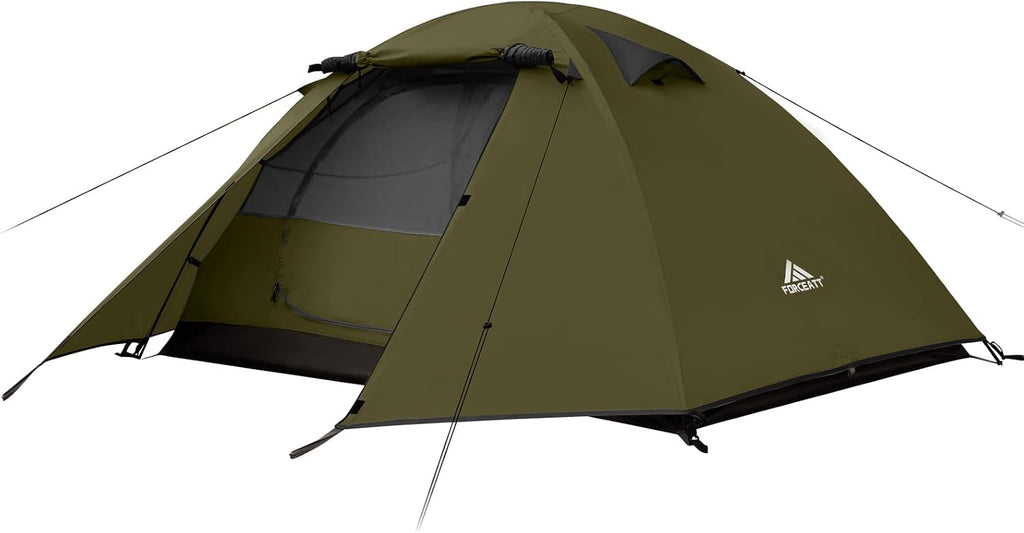 Camping Tent 2/3/4 Person, Professional Waterproof & Windproof Lightweight Backpacking Tent Suitable for