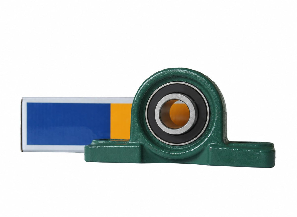 UCP206-17 Solid Base Pillow Block Bearing, 1-1/16" ID Pack-2
