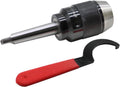 1/64"-1/2" Heavy Duty MT2 Shank Lathe Keyless Drill Chuck