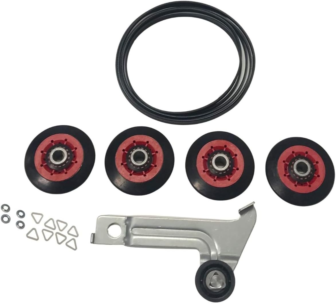 Dryer Repair Kit Compatible with Whirlpool Model Numbers WED6200SW0, WED6200SW1, WED6400SB0, WED6400SB1, WED6400SG0