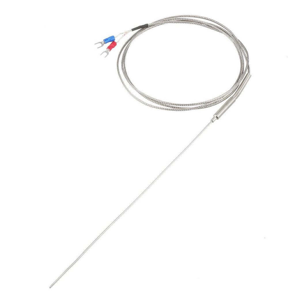 uxcell K Type Thermocouple Temperature Sensor Probe 1x200mm (0 to 800C) 5ft Temperature Controller