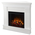 Chateau 41" Corner Electric Fireplace with Mantel for Living Room or Bedroom, Replaceable Fireplace Insert Heater
