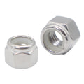#6-32 Lock Nuts,304 Stainless Nylon Insert Locknuts for Bolts, Nylock Nuts 120 Pack