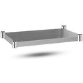 Galvanized Under Shelf for Work Tables - Extra Adjustable Lower Shelf for 24" x 48" Stainless Steel and Wooden