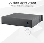 2U Rack Drawer, Designed for 19-inch Network Equipment, Servers or Cabinet Enclosures.