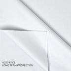 White Tissue Paper Bulk Quantity, 960 Sheets, Acid Free Tissue Paper for Storage, 15 x 20 Inch Sheets