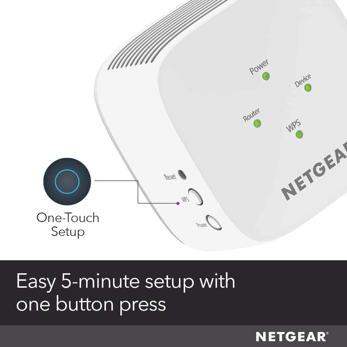 WiFi Mesh Range Extender (EX5000) - Covers up to 1,000 sq.ft. and 15 Devices with AC1200 Dual Band Wireless Signal