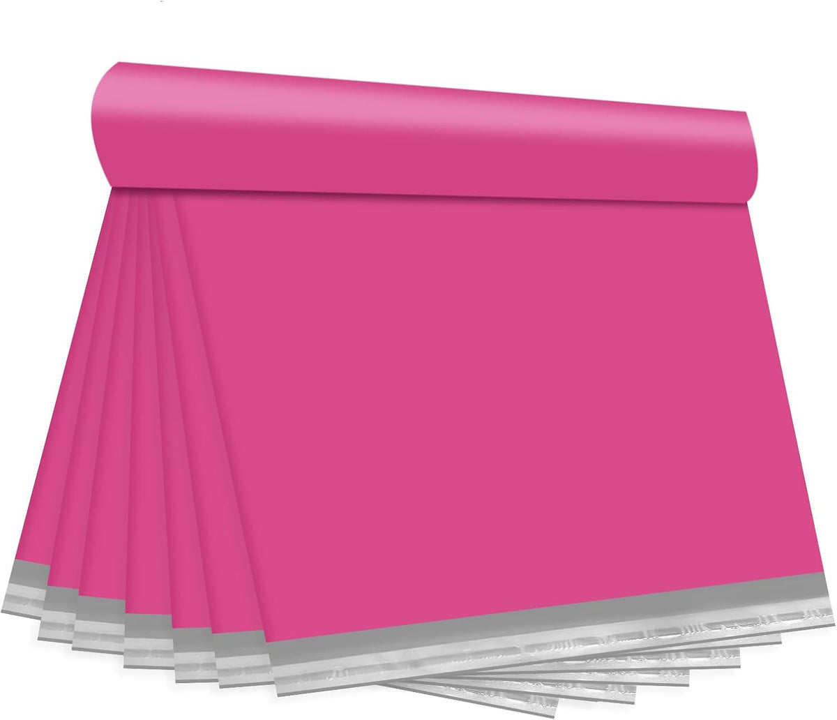 Pink Poly Mailers 19x24 in, Large Shipping Bags, 100 Pcs