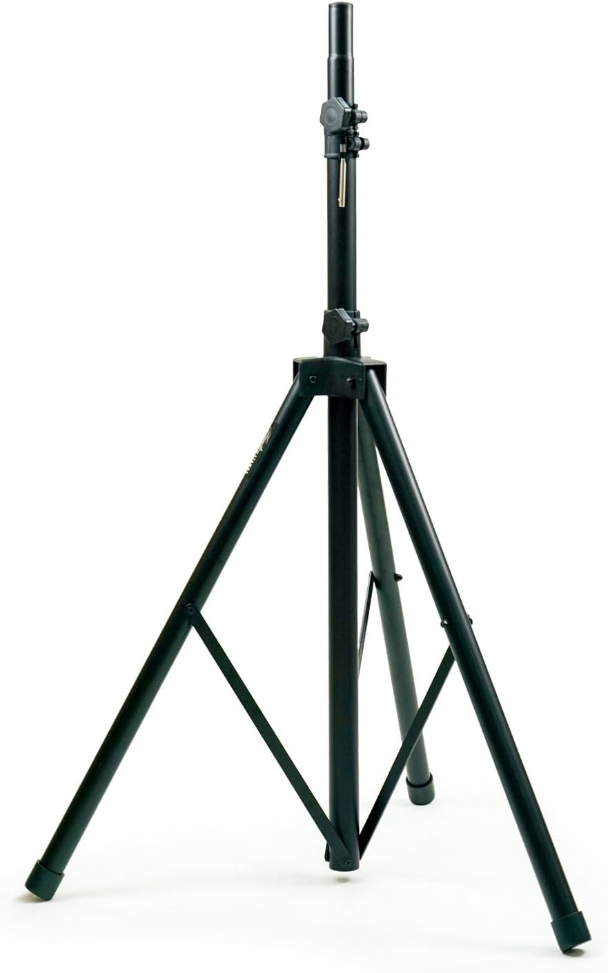 KB715S Adjustable Speaker Stand, 44"–80" Height, Heavy-Duty Tripod for Stage and Studio, Black