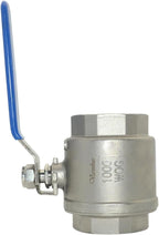 VARMHUS NPT Female 316 Stainless Steel Full Port Ball Valve Vinyl Handle WOG1000 (2")