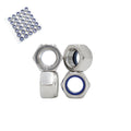 M10‑1.5 Lock Nuts, 30Pcs Stainless Steel Nylock Insert Locking Nuts