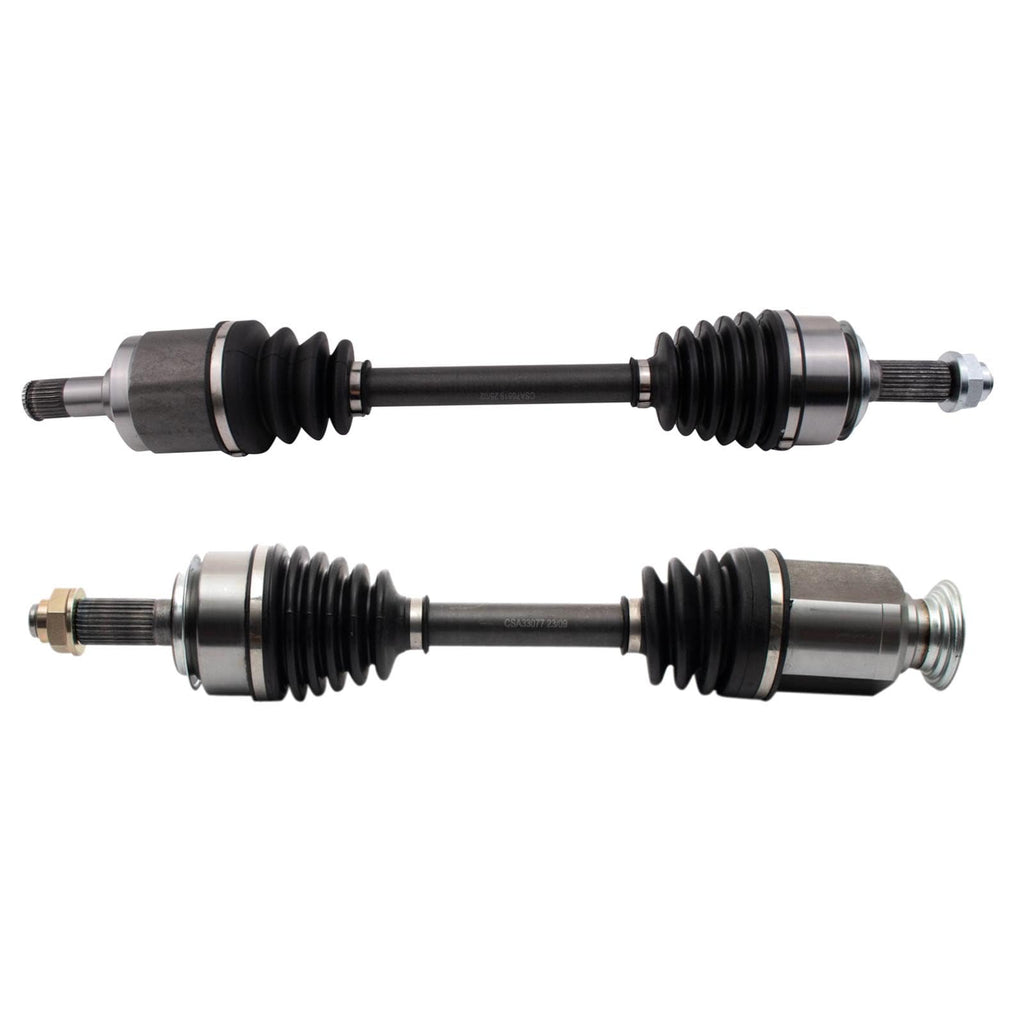 Front Driver and Passenger Side CV Axle Assembly Set 2 Piece