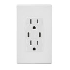 Leviton Decora 18W USB-C Wall Outlet, 15A TR Receptacle UCC15-W White