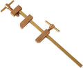 F Clamp Parallel Clamp Tool Quick Clip with Knurled Tightening Screw Miniature Adjustable Jaw Japanese Wood Clamp Bar