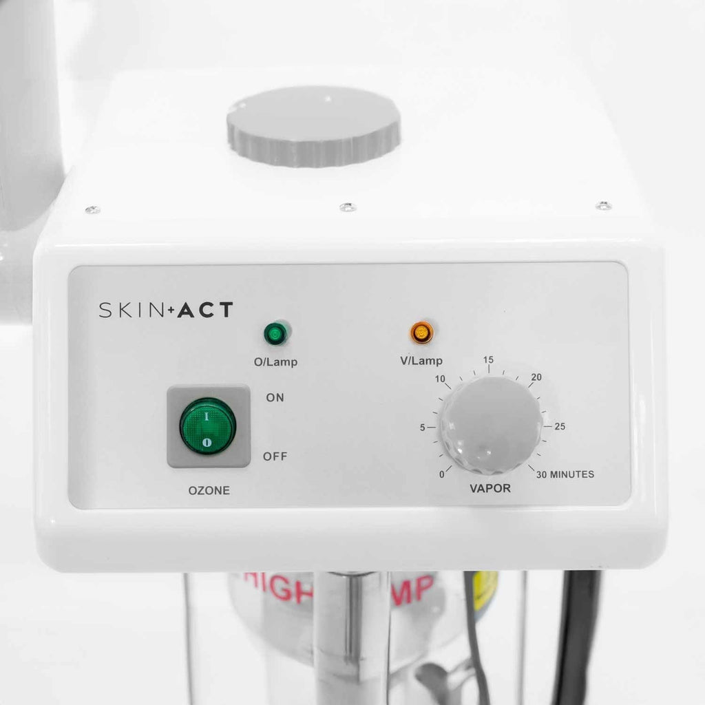 Euro Facial Steamer with Aroma Therapy with LED Magnifying Lamp
