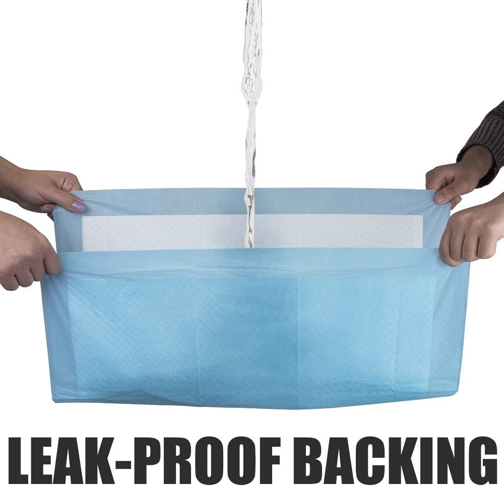Puppy Pads Leak-Proof 100 Count 22"x 22" - Absorbent Pee Pads for Dogs with 6-Layer Design, Rapid Dry Sheet &