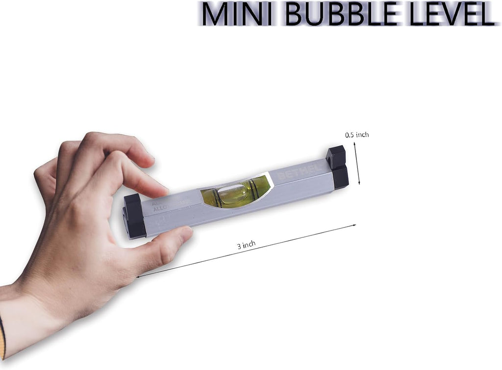 3Pcs Hanging Bubble Line Level String Mini Aluminum levels Tools | Stringline Leveler for Building Trades