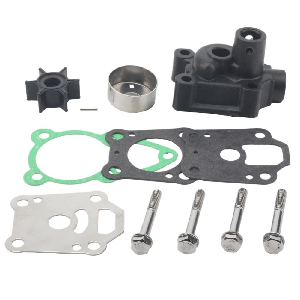 Prundevyx Water Pump Impeller Housing Kit Compatible with Mercury 4 5 6 HP
