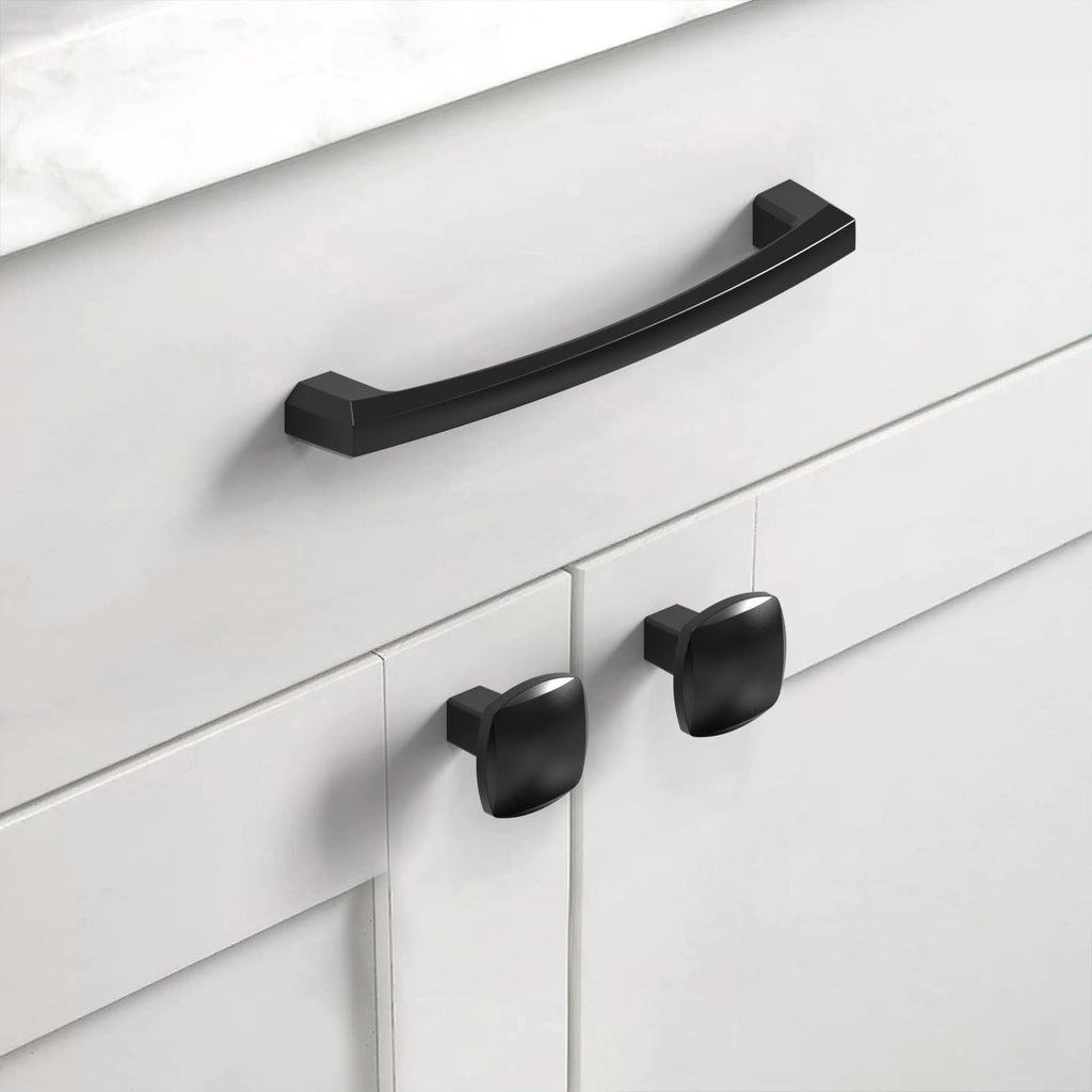 20 Pack 5 inch Matte Black Kitchen Cabinet Handles
