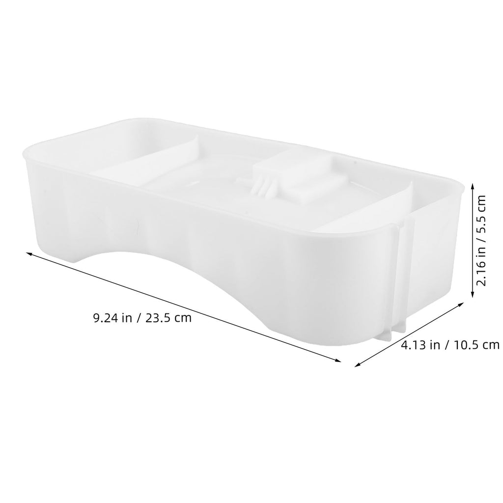 Plastic Refrigerator White Tray Replacement Drip Compressor 9.25 Inch