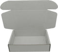 Small Shipping Boxes 8x5.55x1.57 Inch, White Cardboard Box Mailers 50 Pack