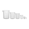 Labs CH0137H Polypropylene Beaker Set of 50 mL, 100 mL, 250 mL, 500 mL, 1000 mL