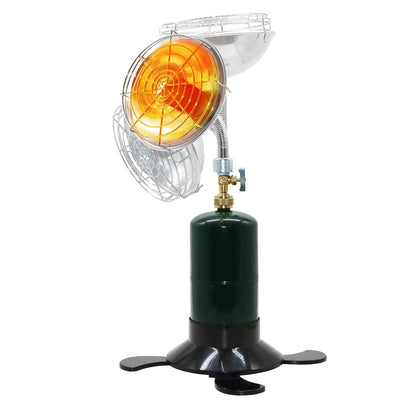 Portable Propane Heater with Upgrade Catalytic Infrared Burner & Free-Bending Snake Hose for Outdoor and Indoor Tent