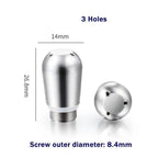 Compatible For EXPOBAR，Compatible For Nuova， Compatible For Rocket，Coffee Machine Steam Nozzle Tip 3/4 Hole Coffee Nozzle Replacement(3 Hole)