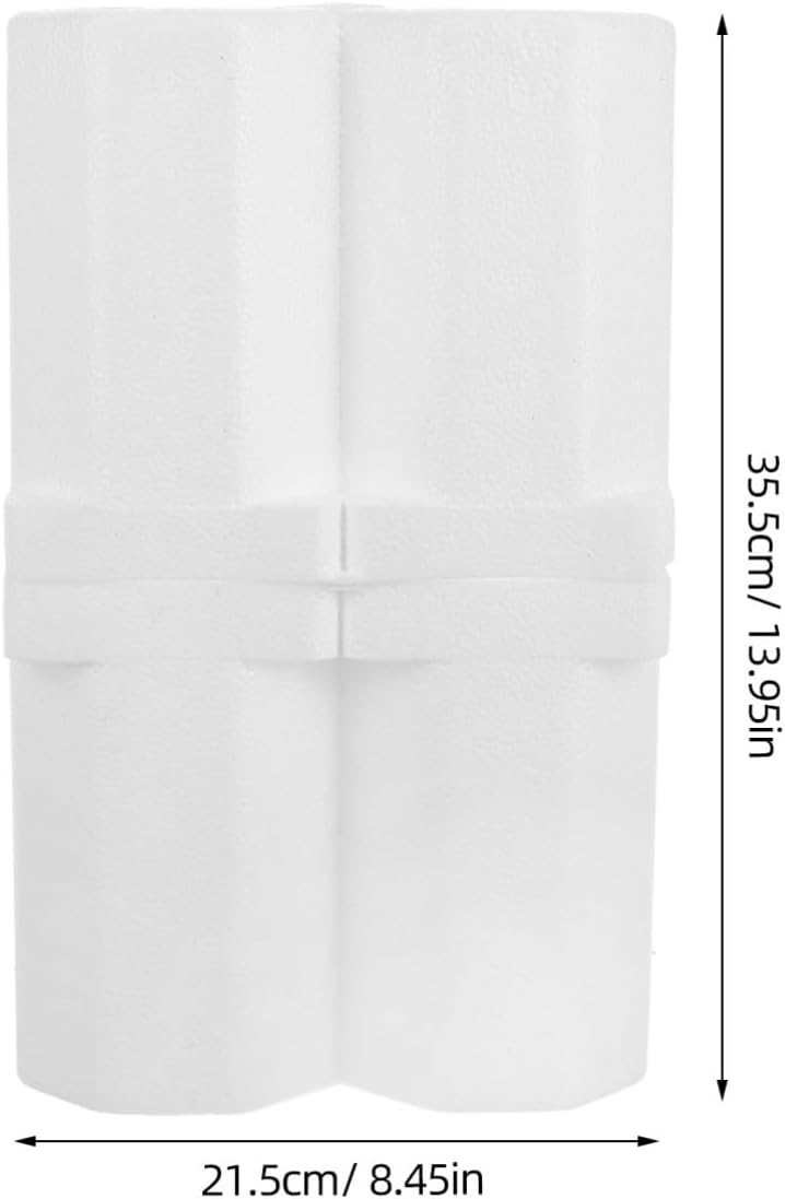 Wine Bottle Protector Double Bottle Foam Packaging Box 85mm White