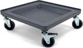 Dolly for Dish Rack and Glass Rack | 2 Wheel Lock 4" | 250 lbs. max Capacity | Gray